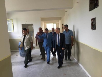 Vali Ceylan Ergene'deki Okul İnşaatlarını İnceledi