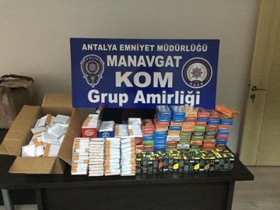 Antalya'da Kol Saati Ve Kaçak Tütün Operasyonu