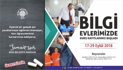 Biga'da Kurs Kayıtları Başladı