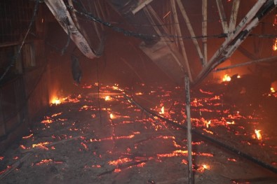 Çikolata Fabrikasında Korkutan Yangın