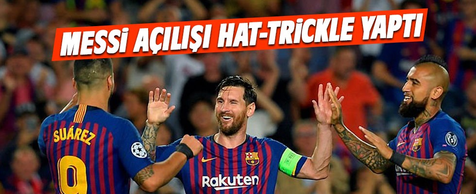 Messi hat-tickle başladı! Barça şov...