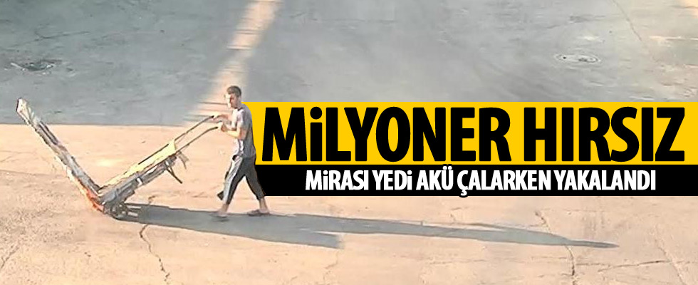 Milyoner hırsız tutuklandı