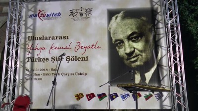 Üsküp'te 'Uluslararası Yahya Kemal Beyatlı Şiir Şöleni'