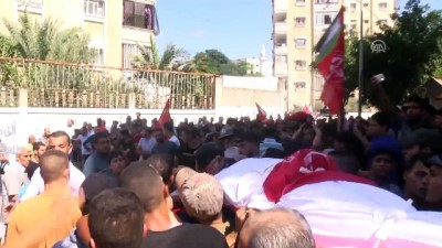 İsrail'in Saldırılarında Şehit Olan Gazzelilerin Cenaze Töreni