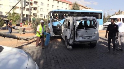 Mardin'de Trafik Kazası Açıklaması 1 Yaralı