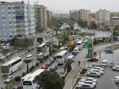 Okullar Açıldı Aydın'da Trafik Kilitlendi