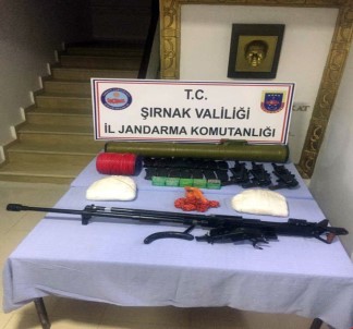 Silopi'de PKK'lı Teröristlere Ait Mühimmatı Ele Geçirildi
