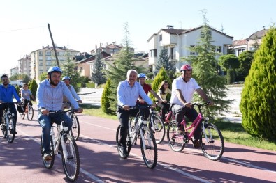Çorum'da Bisikletli Çocuklar Etkinliği