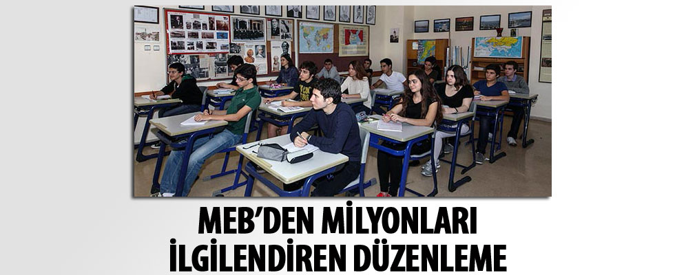 Milli Eğitim Bakanlığı'ndan liseler için yeni yaş düzenlemesi