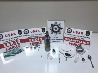 Uşak'ta Narkotik Operasyonu Açıklaması 13 Gözaltı