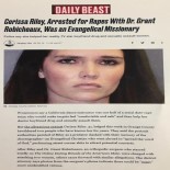 MISYONERLIK - Evangelist Cerrisa Riley Ve Erkek Arkadaşı Tecavüzden Tutuklandı