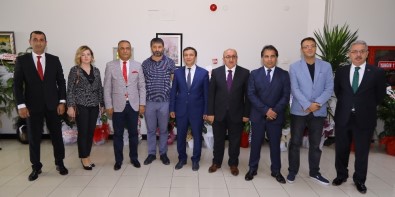 Kayseri Gazeteciler Cemiyeti'nden ERÜ Rektörü Çalış'a Ziyaret