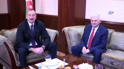 TBMM Başkanı Yıldırım, Aliyev İle Görüştü