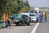 DOĞANLı - TEM Otoyolunda Feci Kaza 3 Yaralı