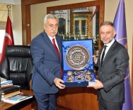 MAZLUM - Başkan Ertürk'ten Palandöken'e Ziyaret