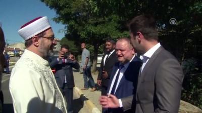 Diyanet İşleri Başkanı Erbaş, İmam Olarak Görev Yaptığı Köyü Ziyaret Etti