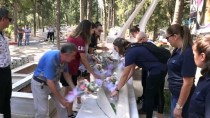 ÖZGECAN ASLAN - Kadın Basketbolculardan Özgecan'ın Mezarına Ziyaret