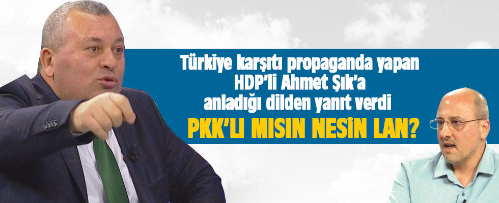 MHP'li Cemal Enginyurt'tan HDP'li Ahmet Şık'a: PKK'lı mısın nesin lan?