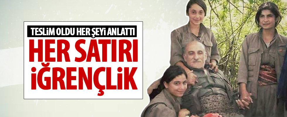 Teslim olan PKK'lıdan iğrenç itiraflar