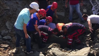Bartın'da hastane inşaatında göçük: 1 ölü, 1 yaralı