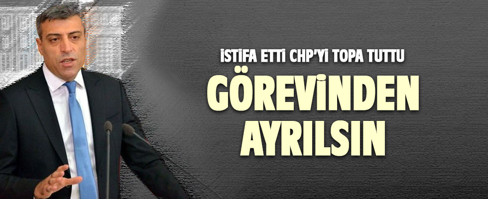 İstifa etti ve Kılıçdaroğlu yönetimini topa tuttu