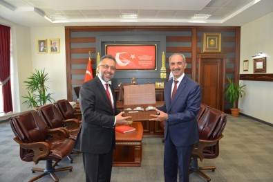 KAEÜ' Rektörü Vatan Karakaya'ya YÖK Başkan Vekili Kapıcıoğlu'ndan Ziyaret