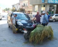 AHMET HAMDI AKPıNAR - Motosiklet İle Otomobil Çarpıştı Açıklaması 1 Yaralı