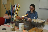 TAM GÜN - PAÜ, AMATEM'de Cam Atölyesi Etkinliği Yapıldı