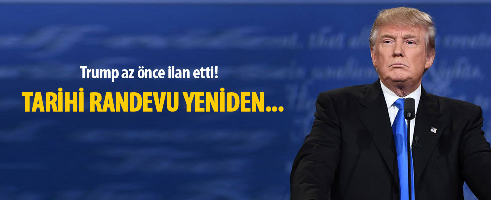 Trump'tan Kuzey Kore lideri ile yeniden görüşme açıklaması