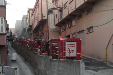 Zeytinburnu'nda Fabrika Yangını