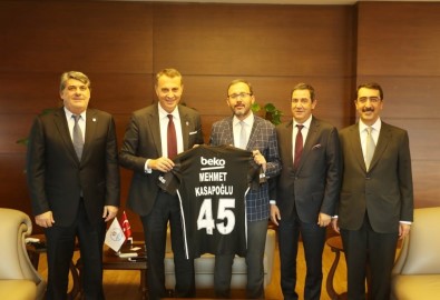 Beşiktaş'tan Bakan Kasapoğlu'na Ziyaret