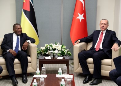 Mozambik Devlet Baskanı Nyusi İle Görüştü