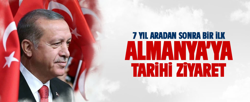 Almanya'ya tarihi ziyaret