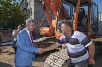 Başkan Polat, Kurucuova'daki Altyapı Çalışmalarını İnceledi
