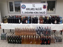 ALPULLU - Kırklareli'nde 323 Litre Sahte İçki Ele Geçirildi