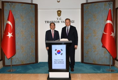 Kore Cumhuriyeti Ankara Büyükelçisi Ghi'den Trabzon Valiliği'ne Ziyaret