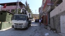 TRAFO PATLAMASI - Patlayan Trafonun Yüksek Gerilim Kabloları Yola Düştü