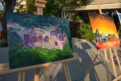 Polonyalı Ressamlar Dalyan'ı Resmetti