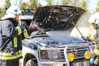 SITKI KOÇMAN ÜNİVERSİTESİ - Üniversite Kampüsünde Araç Yangını -