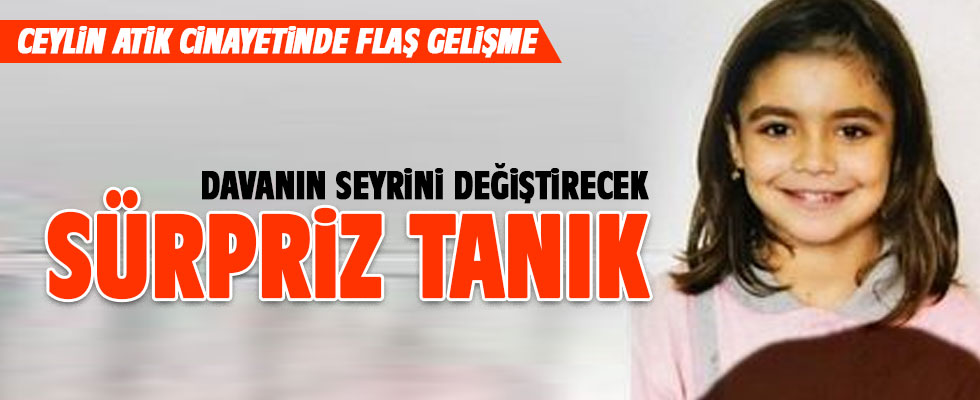 Ceylin Atik cinayetinde flaş gelişme... Bir tanık çıktı