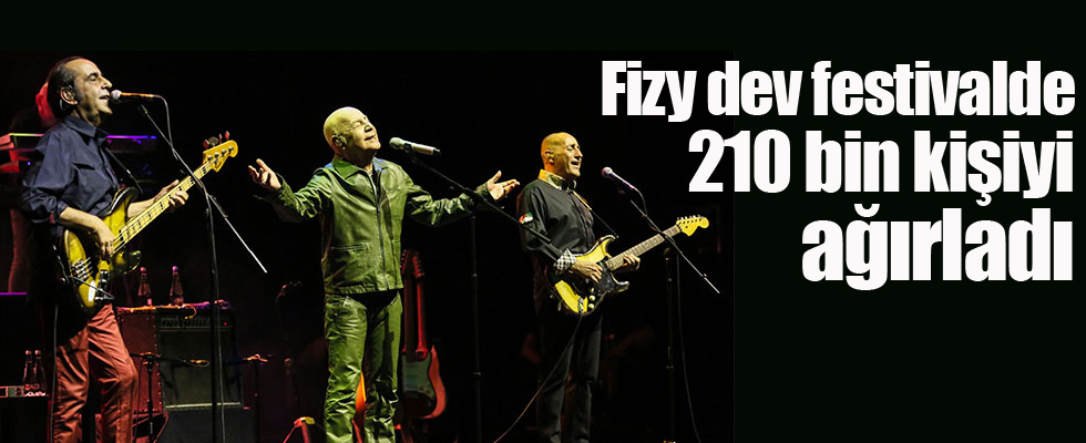 Fizy dev festivalde 210 bin kişiyi ağırladı