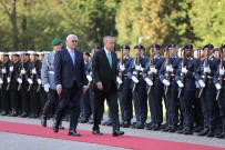 FRANK WALTER STEINMEIER - Cumhurbaşkanı Erdoğan, Almanya'da Askeri Törenle Karşılandı