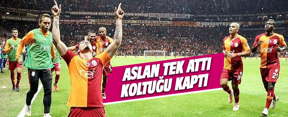 Aslan tek attı koltuğu kaptı
