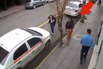 Kadına Bastonlu Saldırı Kamerada