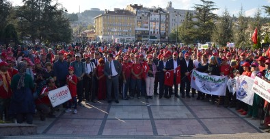 105 Kilometrelik 'Atatürk Ve İstiklal Yolu Yürüyüşü' Sona Erdi