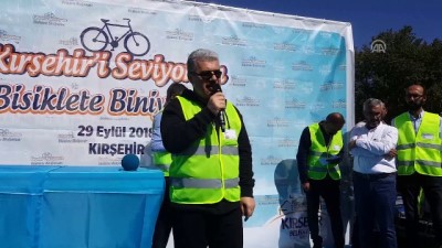 Kırşehir'de Protokol Ve Vatandaşlardan Bisiklet Turu