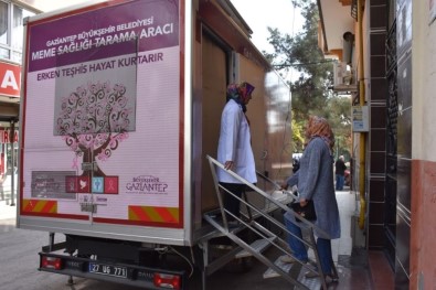 Büyükşehir'in Mobil Mamografi Tarama Aracı Batman'da