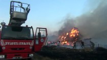 MAGOSA - Amasya'da Samanlık Yangını