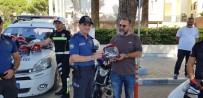 Bayındır Polisi Ceza Yerine Kask Dağıttı Haberi