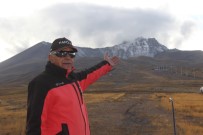 ERCIYES DAĞı - Erciyes'e Mevsimin İkinci Karı Yağdı